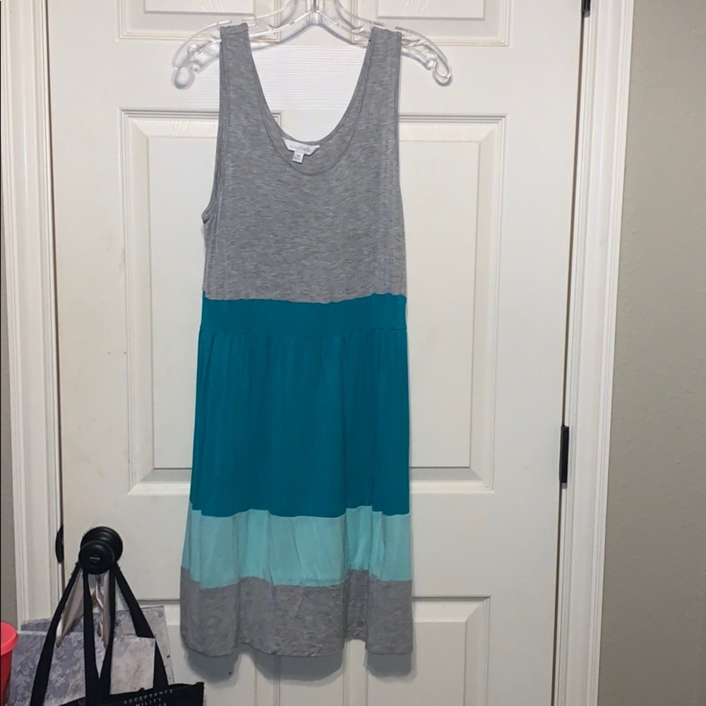 sleeveless t-shirt dress